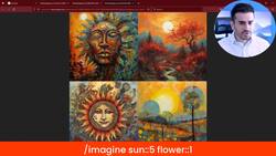 Learn Midjourney For Your Future 6 Figure Career - Assign Importance to Words Instructional Video