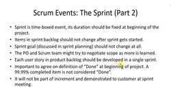 Agile Scrum Master Certification Exam Prep (CSM) - Important Tasks for Sprint Instructional Video