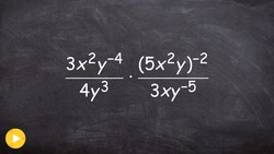 Simplify an expression with the rules of exponents Instructional Video