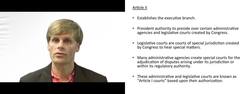 Authority for Judiciary Under Article II Instructional Video