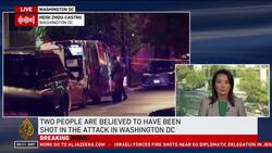 Two shot outside Jewish museum in Washington, DC: US media News Clip