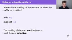 Applying the suffix -ic Instructional Video