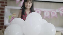 Playing cardboard box Stock Footage