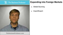 Expanding Into Foreign Markets Instructional Video