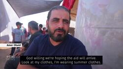 Displaced Gaza residents react to Israel-Hamas truce with hope, frustration News Clip