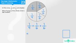 KS2 Primary Maths Age 13-17 - Fractions, Decimals and Percentages: Adding and Subtracting Fractions - Explained Instructional Video