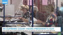 Wisconsin Supreme Court Hears President's Lawsuit To Overturn Vote News Clip