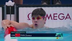 China's Pan Zhanle sets a world record in the men's 100m freestyle final, first swimming WR of Paris 2024 Instructional Video