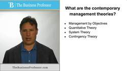 Contemporary Management Theories Instructional Video