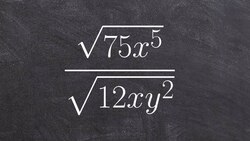 Learning how to apply the quotient rule to radical expressions Instructional Video