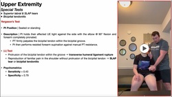 Yergason's Test | Rationale & Interpretation Instructional Video