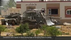 Palestinian Canadians say they're running out of ways to get family out of Gaza News Clip