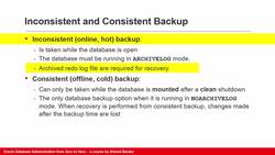 Oracle Database Administration from Zero to Hero - Performing RMAN Backups - Part I (2 of 2) Instructional Video