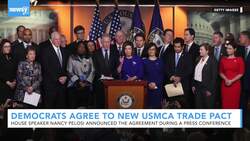 House Democrats Agree To Back New U.S.-Mexico-Canada Trade Deal News Clip