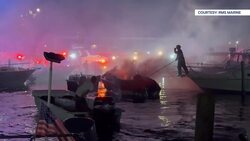Restaurant, nearby boats catch fire in Seaford News Clip