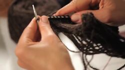 How to Knit a Circular Gauge Swatch Instructional Video