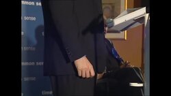 2001 General Election Campaigning News Clip