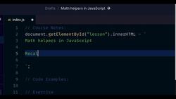 JavaScript Mastery from Zero to Hero - Prepare for Coding Interviews - Quick Recall - What Is the Math Method in JavaScript Instructional Video