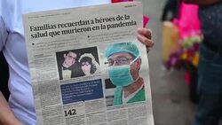 CLEAN : El Salvador: relatives of health workers victims of Covid-19 demand compensation News Clip