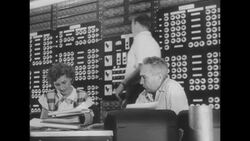 Computer being used to do mathematical calculations by military in US News Clip