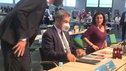 CLEAN : Despite lagging in polls, the CSU continues to support Armin Laschet News Clip