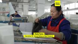 Chinese city of Xuchang is world's biggest producer of wigs News Clip