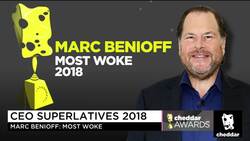 Cheddar Awards: Marc Benioff Is 2018's Most Woke News Clip