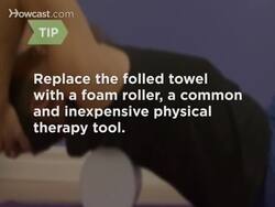 How to Stretch for Back Pain 3: Upper Back Spine Roller Instructional Video
