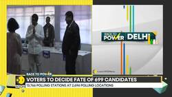 Delhi assembly elections: Voting underway in polls; triangular contest between AAP, BJP, Congress News Clip