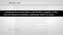 Debate over whether to delay COVID-19 vaccine doses rages News Clip