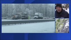 Tracking snowfall and road conditions in Old Bridge News Clip