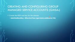 Active Directory with Windows Server 2016 - Group MSAs Instructional Video