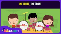 One Finger One Thumb Song for Kids | Fun Action Songs for Children | The Kiboomers Instructional Video