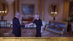 King Charles makes first public appearance as monarch News Clip