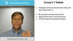 Covey's 7 Habits Instructional Video