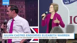 Julián Castro Endorses Elizabeth Warren For President News Clip