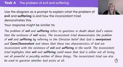 The problem of evil and suffering Instructional Video