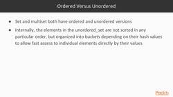 C++ Standard Template Library in Practice - Sets and Multisets Instructional Video