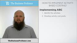 Implement Activity-Based Costing Instructional Video