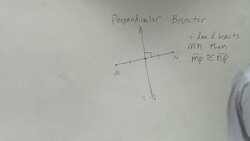 What is a perpendicular bisector Instructional Video