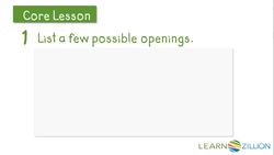 Creating an Engaging Opening and Thesis for Your Opinion or Persuasive Essay Instructional Video