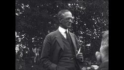 Mining executives gather outdoors in upstate New York Stock Footage