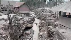 Indonesia Volcano Erupts Covering Cars and Homes in Ash News Clip