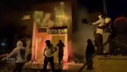 Minneapolis police driven from 3rd Precinct as protesters set station on fire News Clip