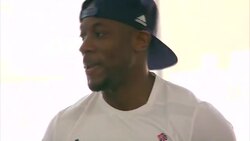 Toby Olubi weight training ahead of the 2018 Winter Olympics News Clip