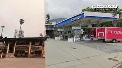 See before and after images showing L.A. wildfire devastation News Clip