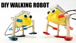 Build a Walking Robot with a Single Motor | Science Project Instructional Video