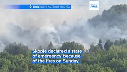 Battle against flames ongoing in North Macedonia with international support Instructional Video