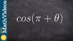 Simplifying an expression using the sum of two angles for cosine Instructional Video