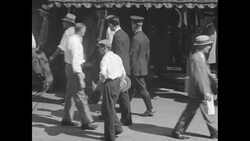 Crowds outside Al Capone's trial News Clip
